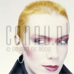 30-03-1983 Eurythmics Annie Lennox, the Eurythmics at studio in Amsterdam, April 30, 1983.

[keywords]Posed, Headshot, Make-up[/keywords]